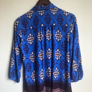 Anthropologie MAEVE 3/4 silk blouse